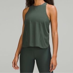 Lululemon Athletica Swift Ventilated Racerback Running Tank Top Size 8 Spruce